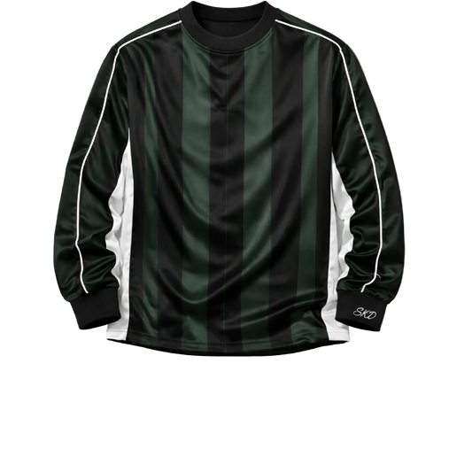 Green striped long sleeve